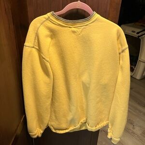 Arrow Yellow and Gray Knit Top